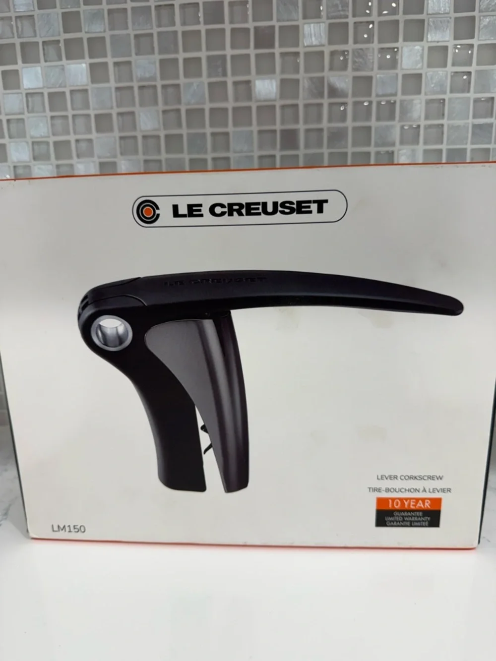 Le Creuset NIB Compact Wine Opener & Foil Cutter Gift Set